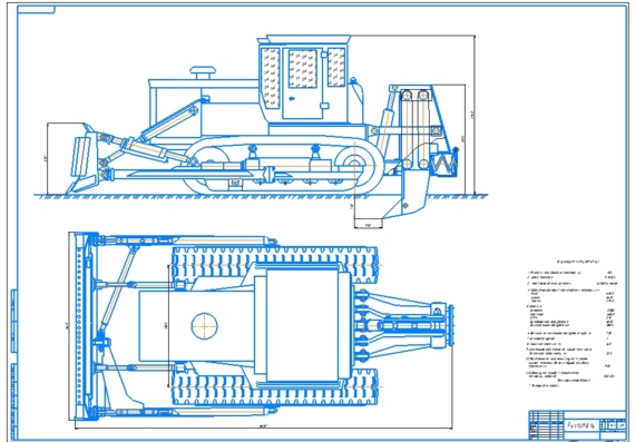 Modernization of bulldozer t 180
