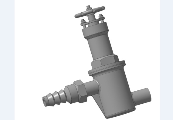 Чертежи и спецификация клапана в 3D