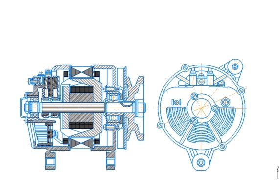 Generator Assembly Drawing