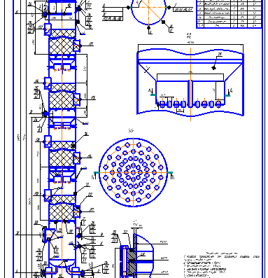 Ректификационная колонна насадочного типа