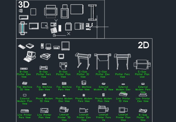 2D & 3D Office Technology