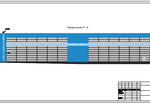 Warehouse design with foundation