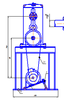 Сборочный чертеж вертикального привода