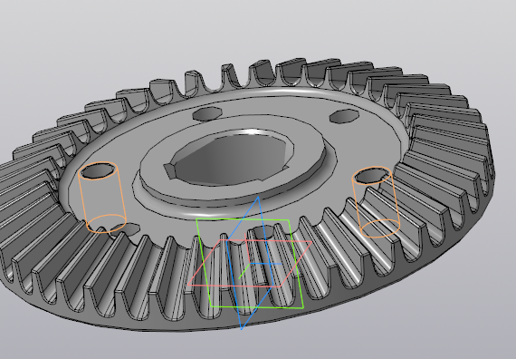 3D model Wheel-Conical 