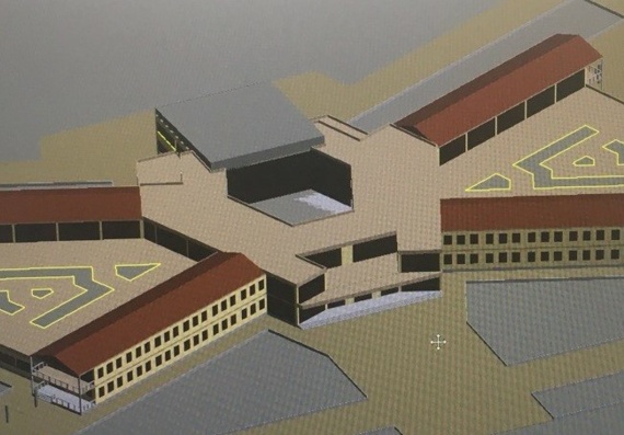 3D модель общеобразовательной школы