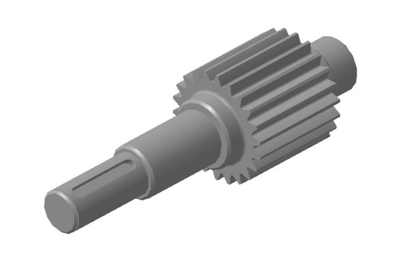 High-speed shaft of cylindrical reduction gear shaft