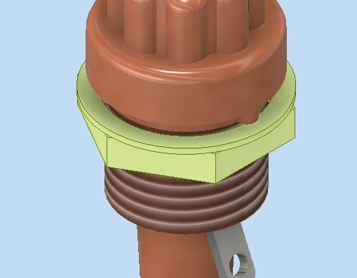 Insert holder with fuse DVP4-2V AG0.481.301TU