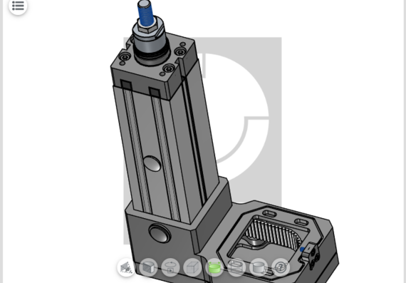 Electric cylinder SLZ63 with ball screw - Control-Tec