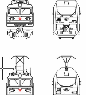 Electric locomotives VL-10, VL-80t, 2ES4K "Donchak," 2ES5K "Ermak"