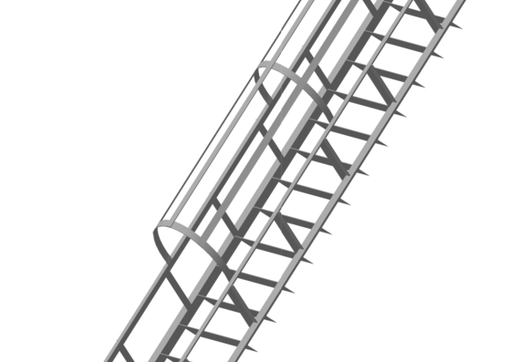Staircase of MKKS-12.5 crane