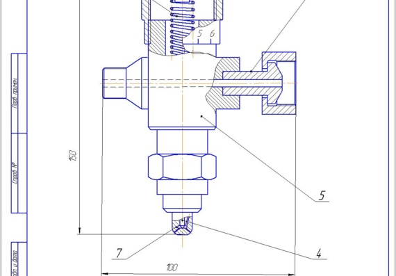 Maximeter assembly drawing