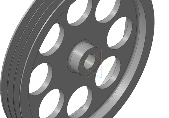 3D model of pulley f420