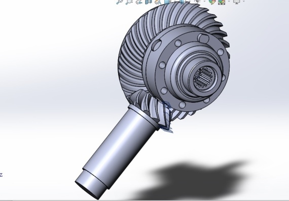 Conical gearbox: Osipov assembly