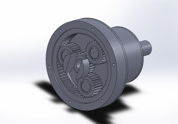 Planetary gearbox - 3D model