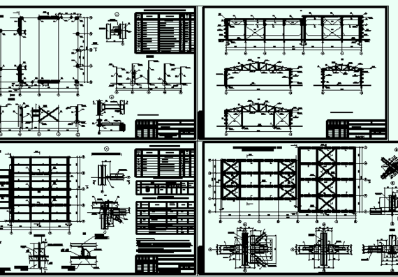 Section MK of the working design for the construction of the assembly shop