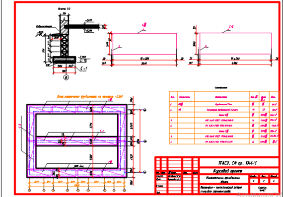 Design of foundations and foundations of shallow foundation for a civil building in Omsk 