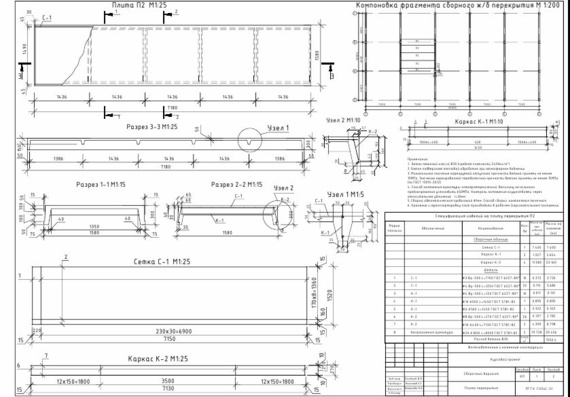 «Расчет и проектирование железобетонных конструкций многоэтажного производственного каркасного здания»