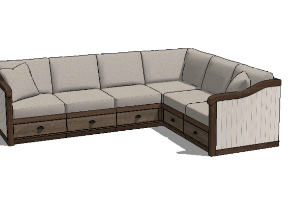 Sofa with original design