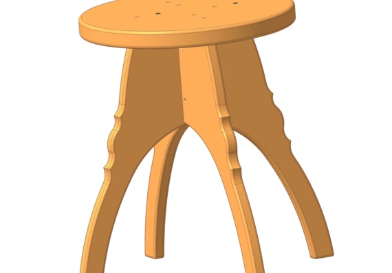 3D stool model [Compass 3D]