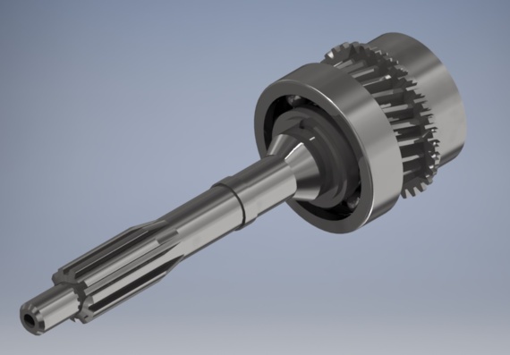 Primary shaft of gearbox gearbox 