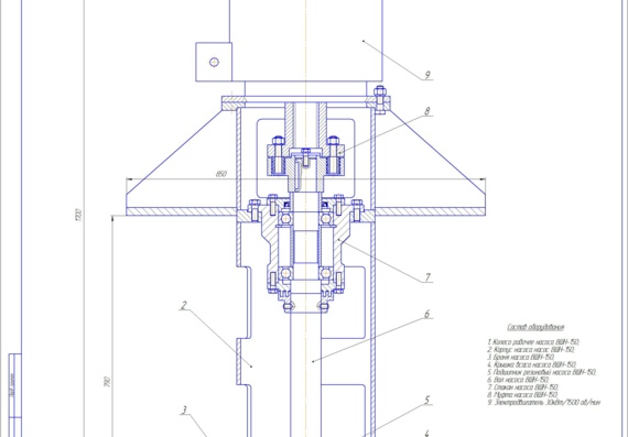 Vertical slurry pump HShN-150 