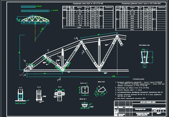 Wooden Structures - Polygonal Truss Calculation