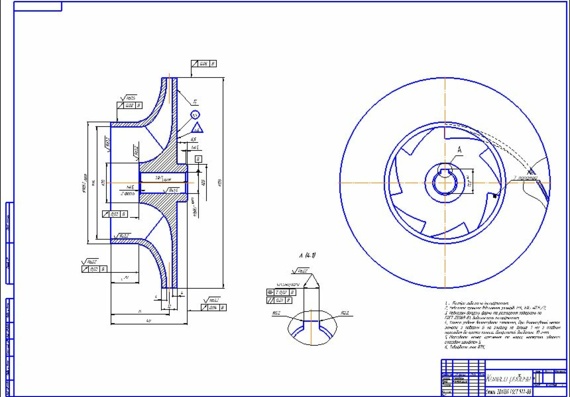 Impeller drawing