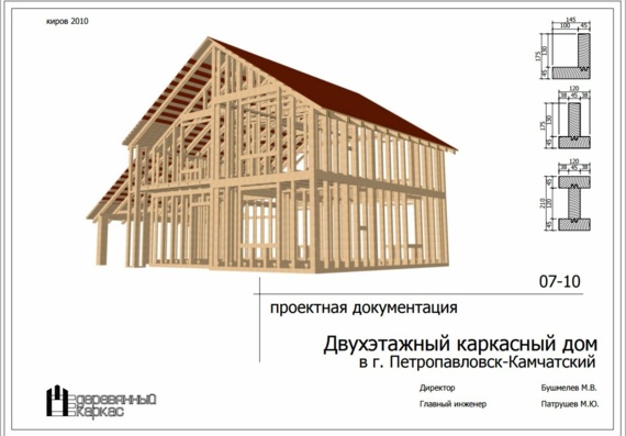 Kamchatka frame house project