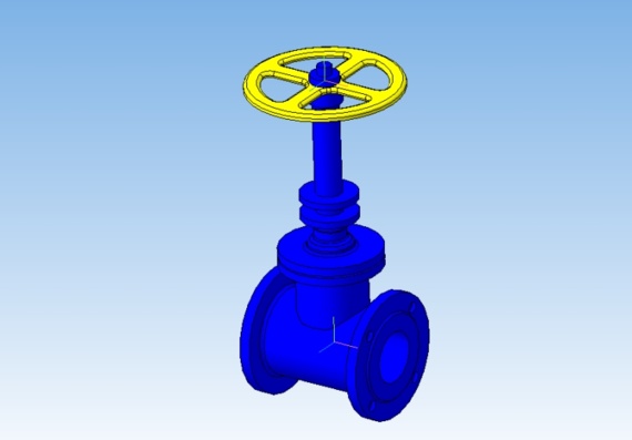 Wedge gate valve Dn80 Ru1.6MPa