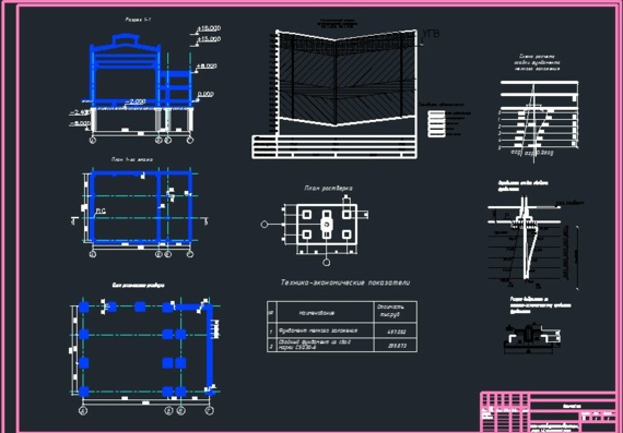 Welding Shop Site Plan with Foundation Calculation