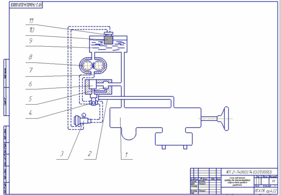 Схема подключения прибора для диагностирования гидросистемы рулевого управления