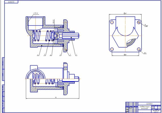 Design of valve pneumatic equipment