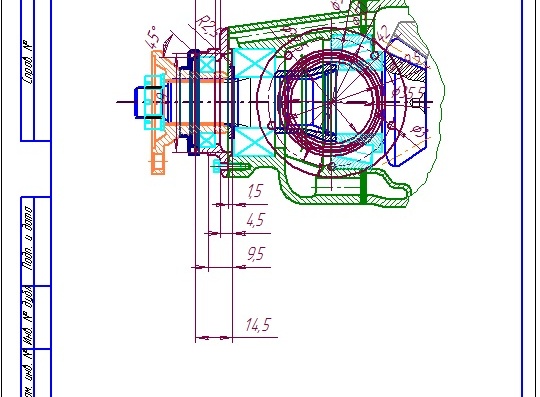 Main transmission drawing