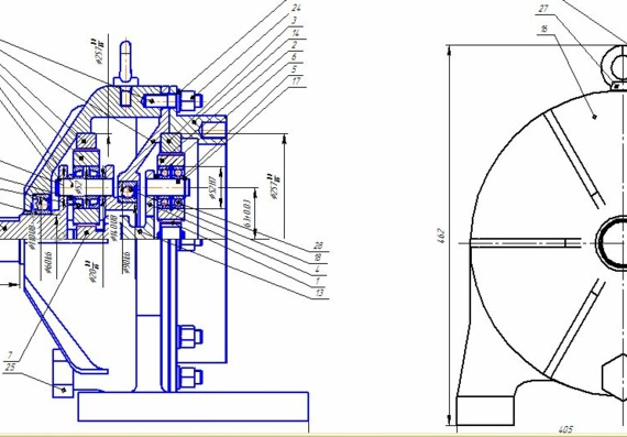 Расчет и проектирование одноступенчатой косозубых цилиндрической передачи