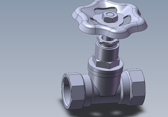 3d valve model