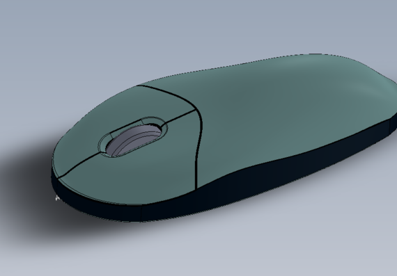 3d модель компьюторной мыши