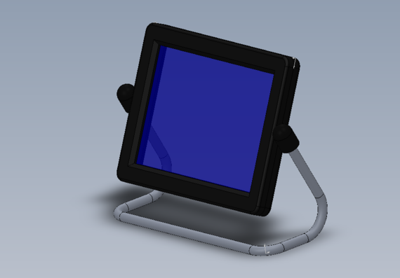 3d photo frame model done in solidworks