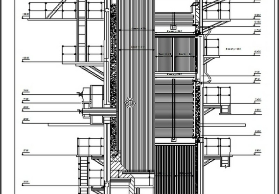 Cross section of boiler B-35-40