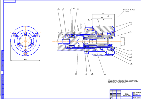 Collet collet assembly drawing
