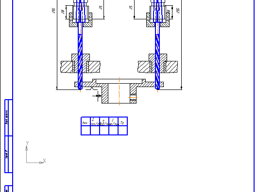 Machining diagram (drilling).