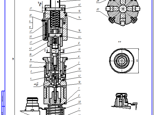 Honing Head Assembly Drawing