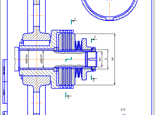 Safety clutch drawing