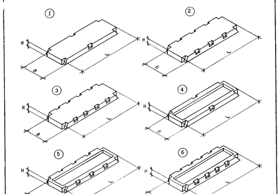 Типовой проект 1.090.1-7с Сборные ЖБ конструкции межвидового применения для крупнопанельных зданий -Каталожный лист