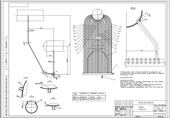 Screens of DKVR boiler 10-13