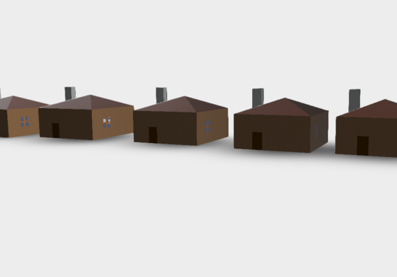 Схематичные модели домов