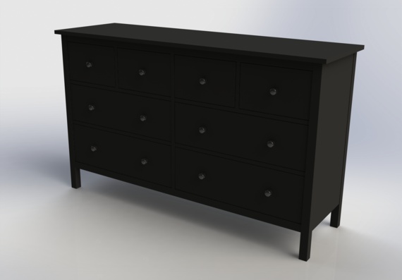 Cabinet from Ikei to 3D