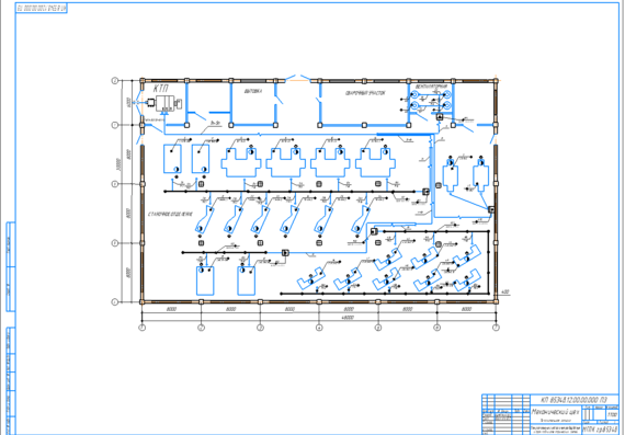 Power Electrical and Electrical Layout Plan for Mechanical Workshop