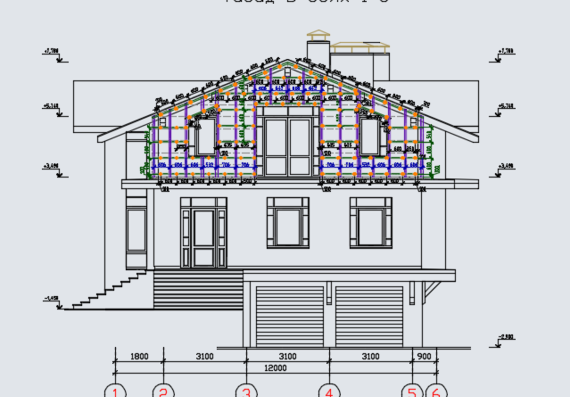 Ventilated cottage facade design