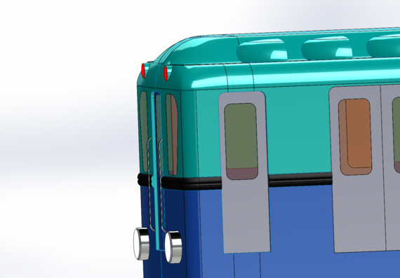 3D bus model