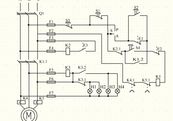 Cхема привода компрессора